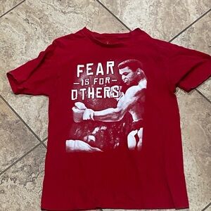 Fear is for Others Muhammad Ali Red Men's Graphic Tee